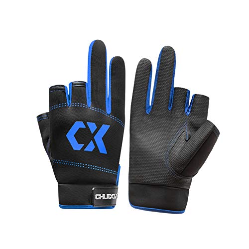 Luvas de verão, à prova d'água, antiderrapantes, três cortes, metade dos dedos, capa protetora para