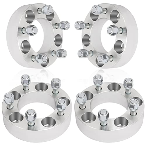 ECCPP 4X 5 Lug 1.5" 5x4.5 to 5x4.5 Wheel Spacers 5x114.3mm to 5x114.3mm 82.5mm CB Fits for Liberty for Cherokee for Comanche for Mustang for Ranger with 1/2"x20 Studs