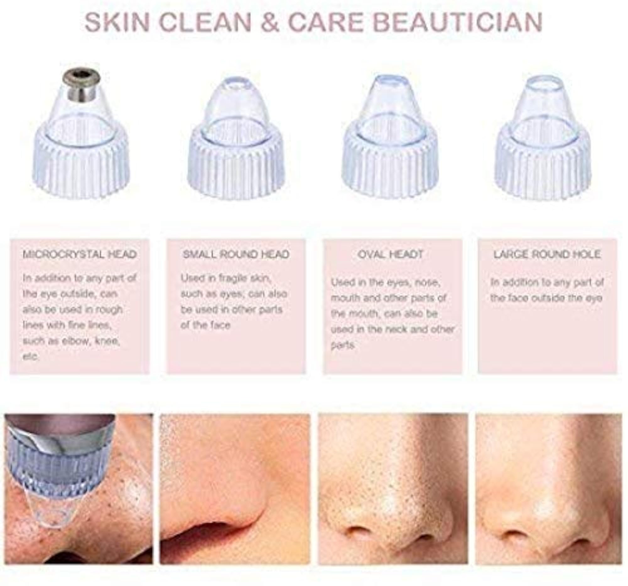 Facial Pore Cleaner & Blackhead Remover Tool, Vacuum Machine