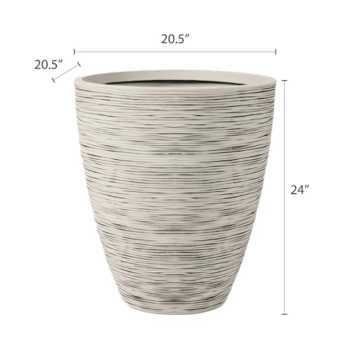 Image of Newport 50‑Gallon Flat‑Back Rain Barrel with Stand & Planter Bundle - Slate | Removable Lid, UV-Stabilized Outdoor Water Storage