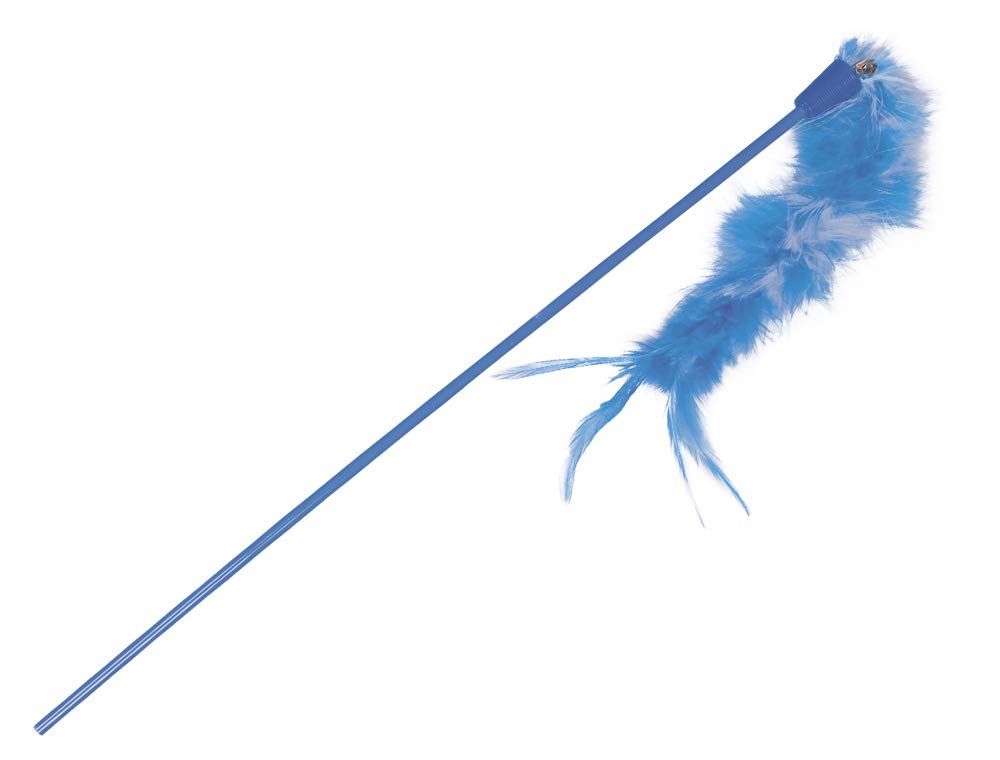Nobby Plumas para Gatos con Varilla de Juguete: 45 cm, muelles: 24 cm.