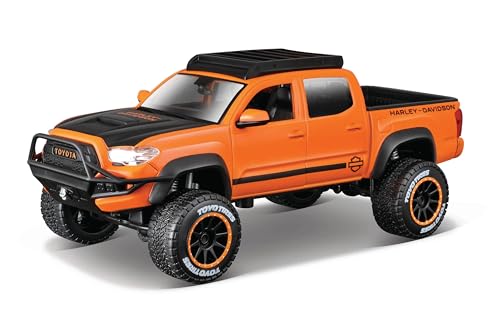Maisto 1:24 Harley Davidson Custom 2023 Toyota Tacoma miniatura 1