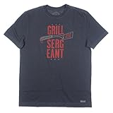 Life is good Men's Crusher Grill Sergeant Tee