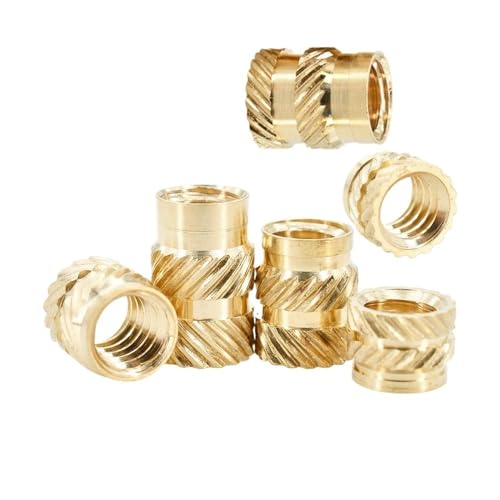 60�� M2 M3 �^�J�q�[�g�C���T�[�g�i�b�g �z�b�g�����g���C���T�[�g�i�b�g �_�u���c�C�����[���b�g���ߍ��ݎˏo�C���T�[�g�i�b�g(Length 9mm,M2(OD3.5mm))