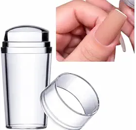 Carimbo Para Fazer Unha Francesinha Silicone + Raspador