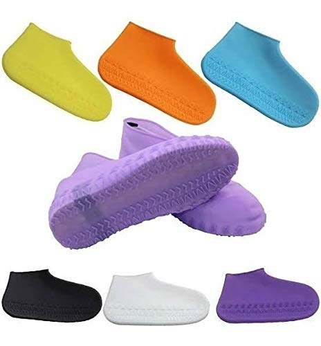 Protetor Capa Chuva Impermeável Pés Sapato Tênis Silicone Tamanho Médio Vermelho