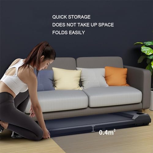 Image of Foldable Walking Pad with Incline, 2 in 1 Folding Treadmill Under Desk Treadmill for Home /Office, Portable Compact Treadmill LED Display