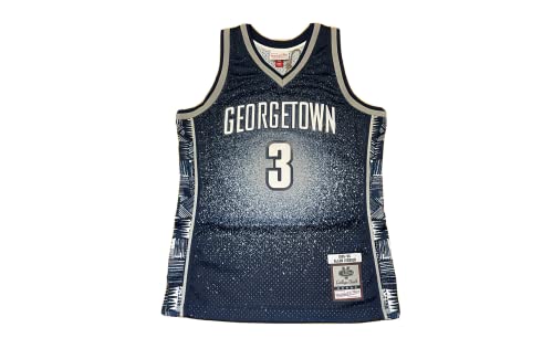 Mitchell & Ness Camisa masculina, Azul marino, G