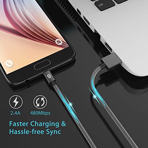 image for Micro USB Cable Android Charger - Syncwire [2-Pack 3.3ft] Super-Durabl