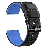 Ritche Christmas Gift 22mm Silicone Watch Band Compatible with Samsung Galaxy Watch 3 (45mm) Quick Release Rubber Watch Bands for Men Women, White Elephant Gifts, Stocking Stuffers for Men