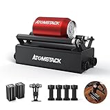 ATOMSTACK R3 Pro Roller, Aluminum Y-axis Rotary Roller Engraving Module, 360° Rotating Axis for...