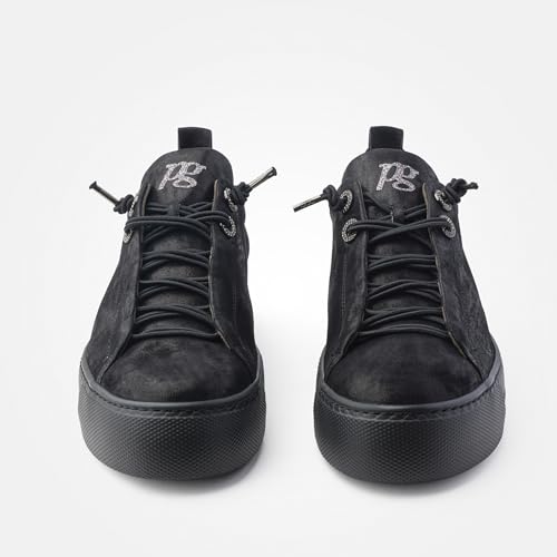 Paul Green Damen Low-Top Sneaker - Turnschuhe mit Komfort-Eva-Sohle - Damenschuhe - Alltag & Büro Sneaker Damen - Schwarz 07x – Ansicht 6
