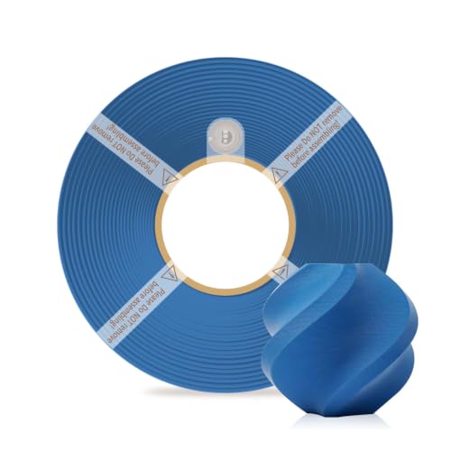 Bamboo Lab 1.75MM PLA Matte Filament High Speed Printing with RFID 1KG +/- 0.03mm Eco Friendly 3D Printer Filament for Bambu Lab P1P/P1S/X1C/X1/A1/A1 Mini (Without Spool) (Marine Blue 11600)