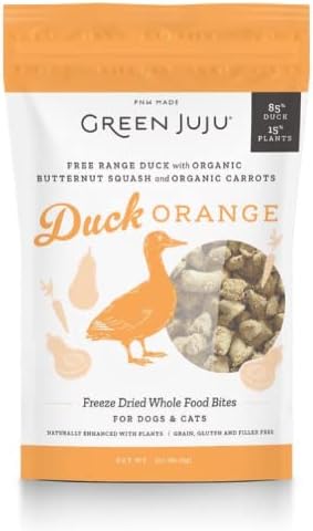 Green Juju, Freeze Dried Duck Orange, 7.5 Ounce