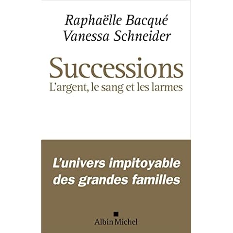 Successions: L'argent, le sang et les larmes Cover