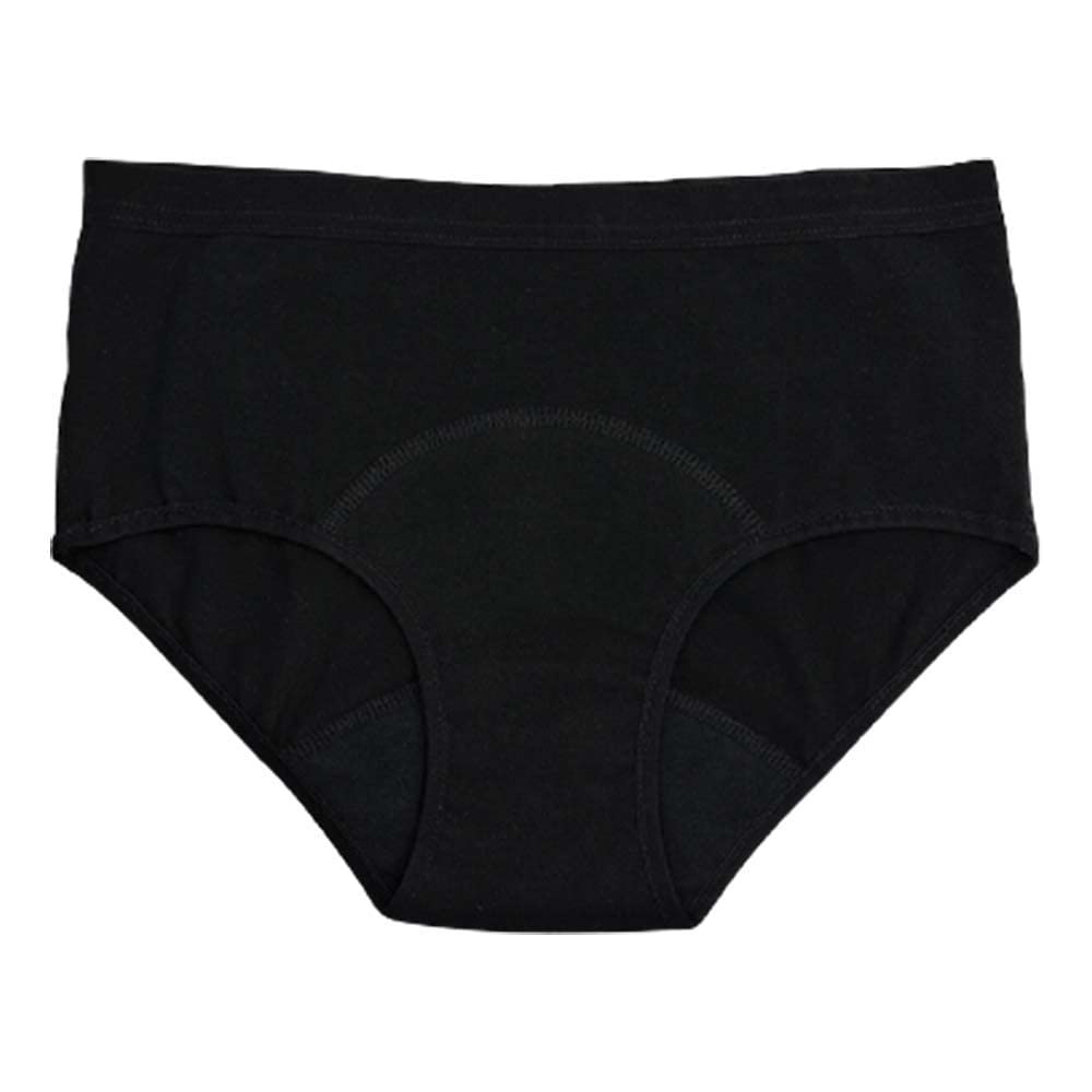 IMSEVIMSE Periodenslip Hipster, Black, Größe S, light flow (3er Pack)