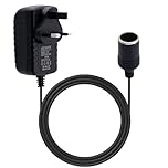 Car Plug Adapter 240V 2A AC Mains to 12V DC, Cars Power Inverters, Car Converter Socket Voltage, UK Plug Household Cigarette Lighter (Maximum Power 24W)