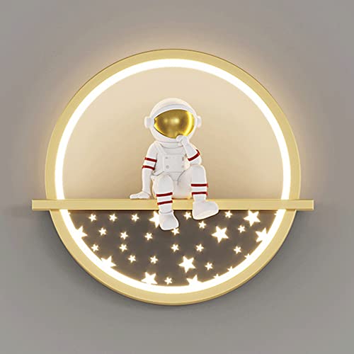 TSOAEKL Applique Murale Anneau Doré, Applique Murale Ronde Ultra-Mince En