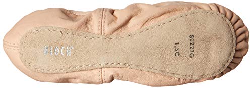 Bloch Bloch Belle Child Ballet Shoes, Toddler Girls Dance Shoes, High Durability, Soft Leather Upper, Flexible Suede Outsole, Pre-Sewn Elastic, Heart Printed Sock-Liner, Ballet Shoe4