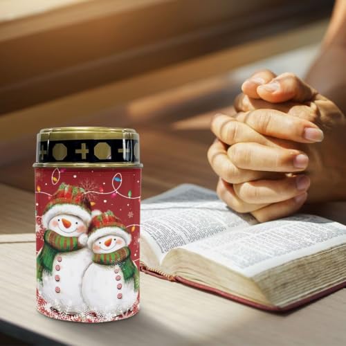 Image of Christmas Cemetery Solar Lights Flameless Candle