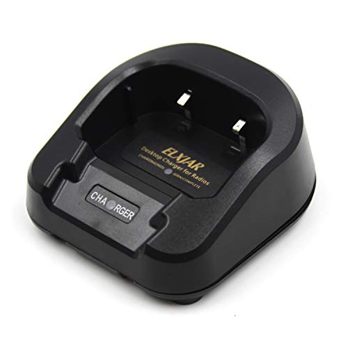 Elxjar 2-Pack) Uv-82 Battery Charger For Baofeng Uv-82L Uv-8D Uv-82Hp Uv-82Hx Walkie Talkie, Uv-82_C3 Portable Radios Two Way Radio thumb #1