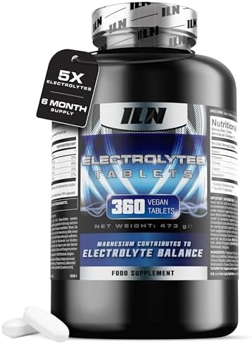 Electrolytes Tablets for Hydration – 360 Tablets – Zero Sugar 1,5...