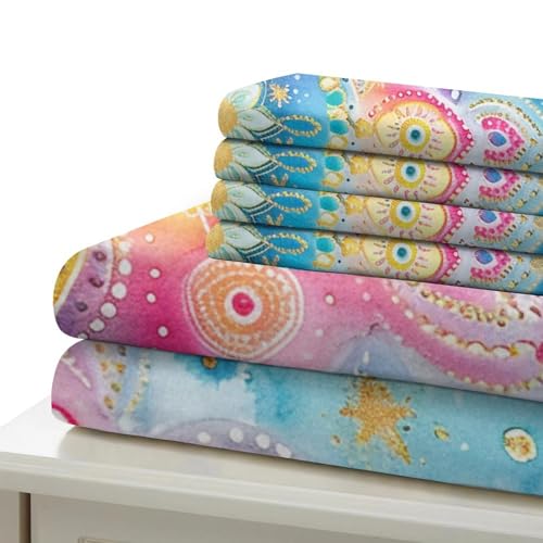 Housse de couette 3D lit simple en microfibre pour un lit infroissable et facile à border - 6