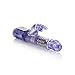 CalExotics Waterproof Jack Rabbit – Rabbit Vibrator With Rotating Shaft – Vibe Sex Toys for Couples – Adult Clitoral & G Spot Massager – Purple