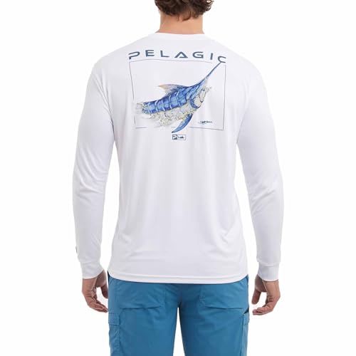 PELAGIC Apparel Men's Aquatek Goione Marlin Fishing Shirt2