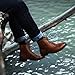PARTY Mens Dress Boots - Casual Lace-up Chukka Leather Boots for Men,LINUS-TAN-10.5