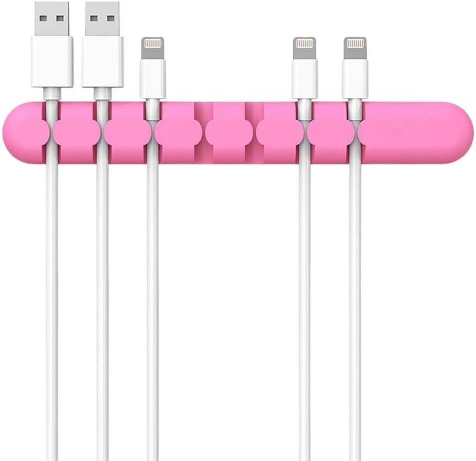 Cable Organizer Mobile Phone Data Storage Buckle Protection Desktop Power Winder Headphone(A)
