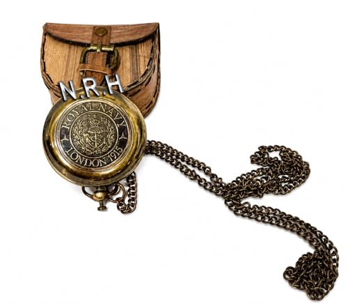 Brújula personalizada de latón con grabado miniatura 1