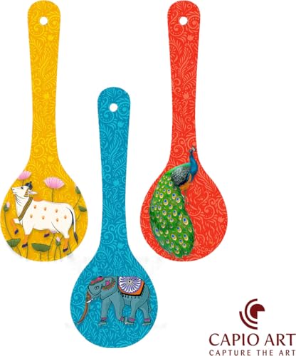 Image of CAPIO ART Welcome Wooden Quote Wall Hanging Decoration Items for Home Decor | Mdf Art for Living Room & Bedroom | Decorative Item for Office & House | Gifts Modern Wood Hanger - Spoon-2