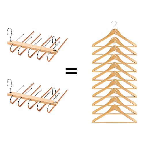 2PCS Grucce Pantaloni Salvaspazio, Grucce