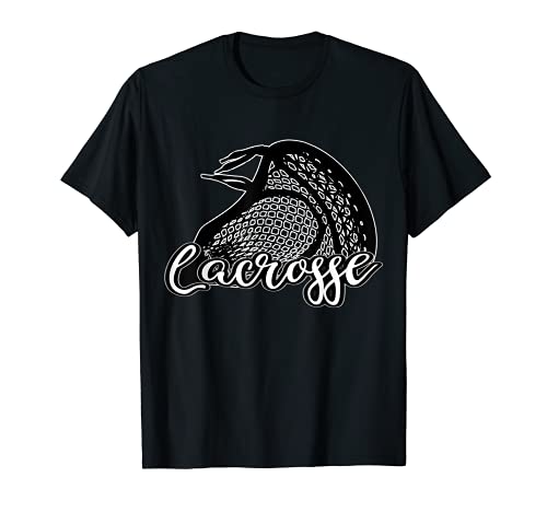 Rzzotee - Lacrosse Torwartstock mit Netzlogo T-Shirt