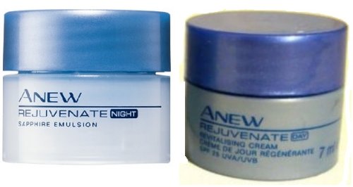Avon Anew Rejuvenate Night Sapphire Emulsion Travel/Trial Size .25 oz