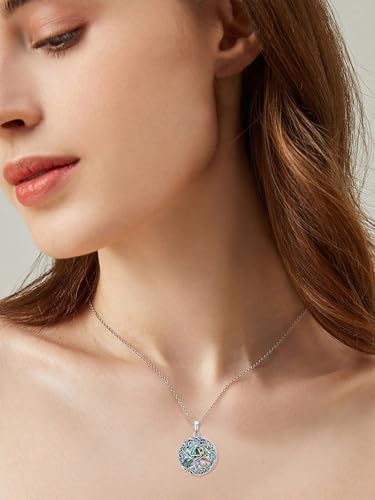 WINNICACA Urn Necklaces for Ashes 925 Sterling Silver Tree of Life Ash Necklace Cremation Jewelry Urn Pendants for Women Memorial Gifts for Birthday Christmas Funeral3
