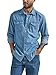 Produktbild Wrangler Iconic Jeanshemd mit Druckknöpfen für Herren, reguläre Passform, L