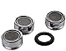 Produktbild Istloho 3X Wasserhahn Filter Strahlregler Wassersparstrahlregler Küchenwasserspar 304 Edelstahl Hahn Gewinde Filter Luftsprudler Perlator[Durchmesser:24MM]