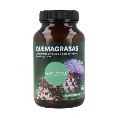 Quemagrasas | NATURITAS ESSENTIALS | 90 cápsulas | Complemento alimenticio | Minerales, colina y extracto de plantas | Ayuda a quemar grasas y complementar tu dieta
