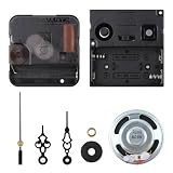 Fenteer Kit Meccanismo di Movimento Dell'orologio da Parete, Meccanismo Dell'orologio da Parete Ad Albero Lungo Ad Alta Coppia Ricambi Motore Orologio Fai-da-Te