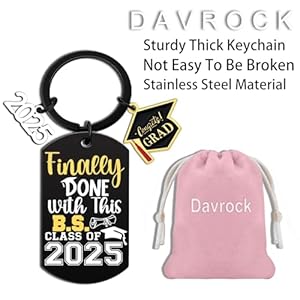 Class of 2025 graduation decorations college graduation gifts for him her women senior 2025 keychain for daughter son phd high school graduation decorations masters degree preschool  urban country home decor