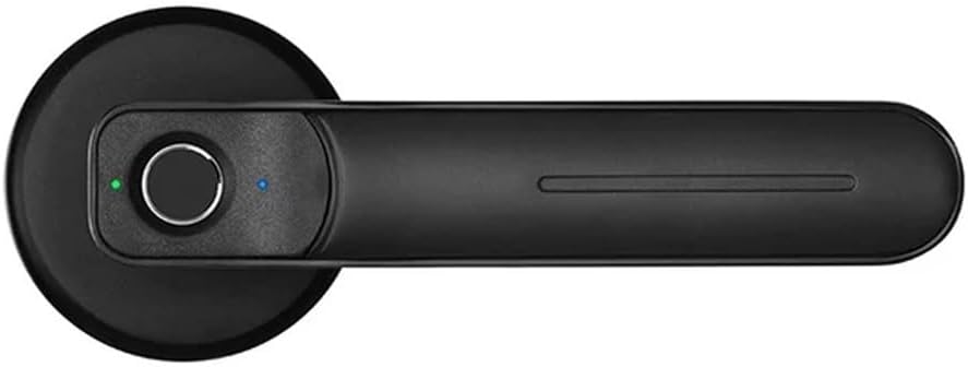 Fingerprint with 2 Keys Lock for Indoor Smart Keyless Security Entry Home Office Door Handle