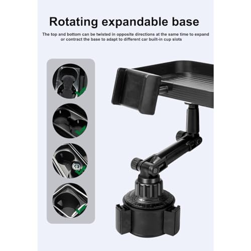 Portavasos expansor para carro Eforcase negro miniatura 7