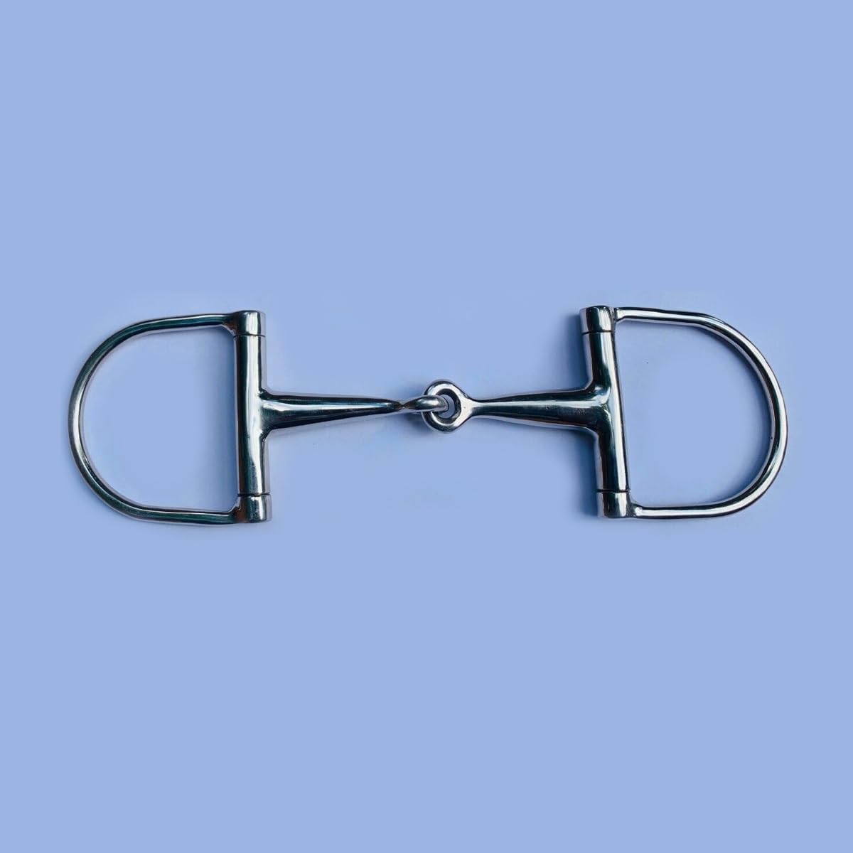 Equestrian Dee Ring Snaffle Horse Bit Stainless Steel Jointed (5.5 Inchs) - Image 3