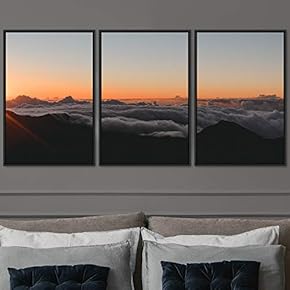 signwin 3 Piece Framed Canvas Wall Art Foggy...