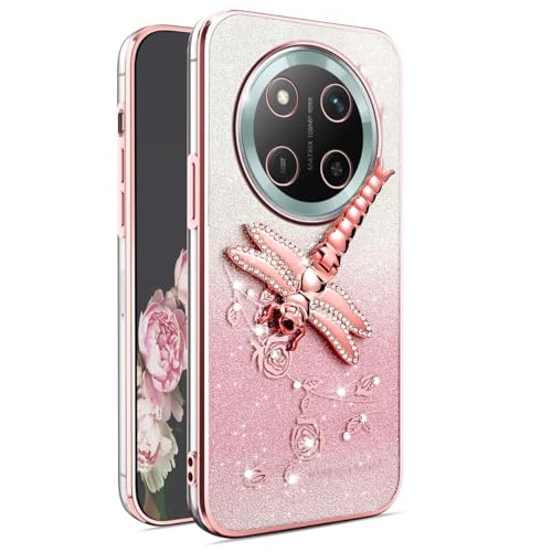 YUEQIAN Glitter Case For Honor Magic 7 Lite 5G (Magic7 Lite) / X9c, Ultra Thin Bling Sequins Soft TPU Silicone Cover, Transparent Sparkle - View #8
