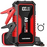 Jump Starter 4000A, VACASSO A9 Battery Jumper Starter Portable (7L Gas/4L Diesel),...