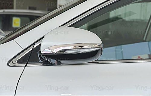 2pcs Chrome Rearview Side Mirror Cover Trim Strip Emblems Compatible for Kia Sorento 2015 2016 2017 2018 2019