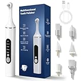 Kit de blanqueamiento dental profesional con 5 cabezales y 5 modos de limpieza dental y blanqueamiento dental, para pulir después de la limpieza dental